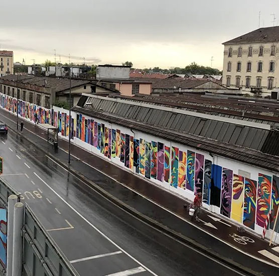 2020 | MURALE DEL RAP | MTV, IGP, ORME | Ortica, Milano